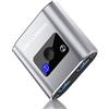 AUKOKIOULA Selettore interruttore USB 3.0 bidirezionale 1 in 2 out/2 in 1 out, condivide dispositivi USB tra 2 computer per stampante, tastiera, scanner, mouse. Compatibile con Mac/Win/Linux