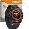 REY Pellicola salvaschermo per MOBVOI TICWATCH PRO 5 Enduro, Vetro temperato, di qualità Premium