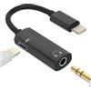 zoyuzan Adattatore Lightning Caricatore 2in1 Accessori 3,5mm Jack Cuffie per Apple iPhone 14 13 12 11 Pro Max 7 8Plus X SE XR per iPad Air Aux Cavo Cuffiette Sdoppiatore Auricolari Ricarica Headphone Spinotto