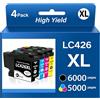 WYFYINK LC426XL Cartucce (Confezione da 4)