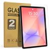Junfire Pellicola protettiva per Samsung Galaxy Tab S10 FE 2025 / S9 FE 11.9/Tab A9 Plus/S9/S8/S7 da 11, pellicola in vetro temperato anti luce blu, trasparente HD, senza bolle, compatibile con