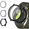 Wowstrap 3 Pezzi Coque pour Samsung Galaxy Watch 6 44mm, Custodia Protezione Totale Extreme Sottile HD Clear Pellicola Protettiva Accessori pour Cover Samsung Galaxy Watch 6 44 mm Protettore Schermo