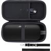Lebakort Duro Viaggio Caso Custodia per Bose SoundLink Flex (2a Gen) Diffusore Portatile Bluetooth Diffusore Wireless Impermeabile per Esterni (Nero)
