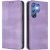 FANFO Custodia per Oukitel C2 Cover, [Chiusura Magnetica] Anticaduta e Antimpronta, Cover in Pelle PU Stile Portafoglio Folio. Purple
