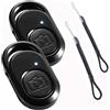 Lerkely 2PCS Bluetooth Telefono Autoscatto Pulsante di Scatto, Manufatto Selfie per Telefono Cellulare Senza Fili compatibile OS Android, Bluetooth Telefono selfie Telecomando e Cordino Regolabile da Polso