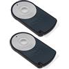 OTOTEC 2 pz RC-6 IR Telecomando Wireless Compatibile con Canon 650D 70D 700D 60D 5D2 800D Fotocamere Ricambio Otturatore Release Infrarossi Camera Trigger