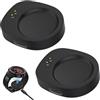 Aivane 2Pcs Magnetico Caricatore Tipo C per Amazfit T-Rex 3/ Balance Orologio, Portatile Adattatore Base di Ricarica USB Convertitore Smartwatch Accessori Compatibile con A2286 (Senza Cavo) (Nero)