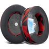 SOULWIT Cuscinetti Auricolari di Ricambio in Gel Refrigerante per Audeze Penrose/Penrose X/Mobius, Cuscinetti per HyperX Cuffie Cloud Orbit/Orbit S, Cuscinetti con Tessuto di Seta di Ghiaccio