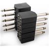 RUNCCI-YUN Adattatore Splitter Mono 6,35 mm TS Maschio 1/4 Femmina - Jack Audio per Dispositivi TS