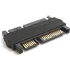 NFHK Adattatore dritto convertitore di estensione da 3,5 2,5 SATA 22Pin 7+15 maschio a SATA 22P 7+15 maschio
