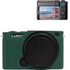 Rieibi Custodia in silicone per fotocamera Panasonic Lumix DC-S9 con 2 pellicole proteggi schermo, custodia leggera per fotocamera Panasonic Lumix S9