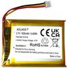 AOLIKES Batteria di ricambio da 1800 mAh per ASUS ROG Delta S Wireless e Audeze Maxwell/Penrose/Penrose X Gaming Headset Batteria