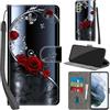 Haninsuze Cover per Samsung Galaxy S21 FE, farfalla rosa