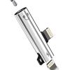 Kefiany Adattatore Lightning a Jack 3.5mm Cuffie (2in1) per iPhone 14 13 Pro Audio Caricabatterie per Apple AUX Cavo Connettore Aux Cuffie Accessori Doppia Spina Lightning Porta Convertitore per iPad