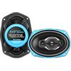 RECOIL RCX694 150x230mm Altoparlanti Coassiali Auto 4 Vie 240W Tweeter PEI