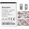 Aousavo DBC-800D DBP-800 batteria di ricambio compatibile con Doro 5030,Doro 6520,Doro 6050,Doro 6526,Doro 6030,Doro 6620,Doro 5516,Doro 6530,Doro 1350,Doro 1360,Doro 2414,Doro 2424