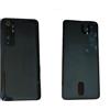 Generico Ricambio compatibile con Xiaomi Mi Note 10 Lite M2002F4LG M1910F4G Copri Batteria Vetro Posteriore Back Cover Retro Scocca + lente ring back camera fotocamera con cornice + adesivo biadesivo (Nero)