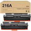M4U SM4Y Cartuccia toner compatibile 216A W2410A nero per MFP M182nw M183fw M182 M183 M155 stampanti laser no chip (nero x 1)