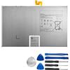 szyuya 3,86 V 10090 mAh EB-BT975ABY Batterie per Samsung Galaxy Tab S7 Plus SM-T976B SM-T970 SM-T975 Tablet Replacement Battery
