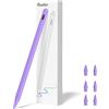 Peaboni Matita di seconda generazione per iPad 2018-2024 con ricarica wireless magnetica compatibile con Apple iPad Pro 13 (M4)/12,9/11, iPad Air 6(M2)/5/4/3, iPad Mini 7(A17 Pro)/6/5, iPad10/9/8/7/6,