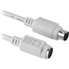Bolwins R48C PS/2 Cavo di prolunga da 5 m - Cavo maschio a femmina di alta qualità per mouse e tastiera, cavo di collegamento PS/2 per una portata e una flessibilità ottimali
