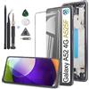 RongZy Schermo LCD per OLED Samsung Galaxy A52 4G A525F Display Touch Screen Digitizer Parti di Ricambio di Riparazione con Strumenti(Nero con Cornice)