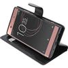 ebestStar - Cover Compatibile con Sony Xperia XA2 Ultra, XA2 Ultra Dual (2018) Custodia Portafoglio Pelle PU Protezione Libro Flip, Nero [Apparecchio: 163 x 80 x 9.5mm, 6.0'']