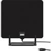August DTA450 Antenna TV Interna, DVB-T/T2 Antenna Digitale HDTV, Support HD/VHF/UHF/FM/DVB-T, 80KM Range, 3m Cavo Coassiale e Base