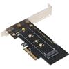 VGOL Scheda di Espansione Ad Alta velocità per Desktop M.2 NVMe A PCIe 3.0X4 SSD Adattatore Compatibile con 2230 2242 2260 2280