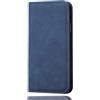 SEAHAI Cover per Google Pixel 8a, Ultra Sottile Custodia Premium Pelle Portafoglio Kickstand Slot per Schede [RFID Blocking] TPU Antiurto Flip Cover Libro - Blu