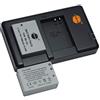 DSTE NB-10L (2 pezzi) Batteria di ricambio ricaricabile e doppio caricatore compatibile con fotocamera Canon PowerShot G1X, G3x, G3 x, G15, G16, SX40, SX50, SX60, ecc