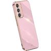 RankOne La Custodia del Telefono è Adatta per Samsung Galaxy A25 5G (6.5 Inches), Case per Cellulare in Silicone con Telaio Galvanico - Viola