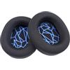 INF Cuscinetti auricolari per cuffie StelSeries Arctis 3/5/7 nero/bianco 1 paio