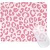 Ksriylm Tappetino per Mouse Divertente Quadrato,Tappetino per Mouse Carino e Impermeabile per Computer,Laptop con Base in Gomma Antiscivolo,Ufficio e Casa,Leopardo Rosa