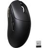 MAMBASNAKE ATTACK SHARK X8PLUS Mouse da Gioco Wireless, Sensore PixArt PAW3395PRO, 40000 DPI, BT/2.4G/Cablato, Mouse Superleggero da 55g, Piedini in PTFE a Doppio Strato, per PC/Xbox/Mac (Nero)