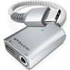 Stouchi USB C a Jack da 3,5mm Adattatore per Caricabatterie,Stouchi 2-in-1 USB Tipo C per Adattatore Audio per Cuffie,30W DAC AD Alta Risoluzion,Supporto Samsung Galaxy S21 S20,Pad Pro Mini6,Pixel 6a,Argento