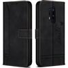 Bravoday Cover per OnePlus 8 PRO/OnePlus 8 PRO, Flip Custodia in Pelle PU con Slot per Schede, Portafoglio Custodia per OnePlus 8 PRO/OnePlus 8 PRO, Nero
