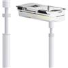 VLYX Supporto per scheda grafica regolabile 74-120 mm in lega di alluminio con magnete anti sag staffa (bianco)