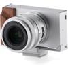 Tilta Gabbia Sigma BF, Gabbia per fotocamera vintage compatibile con il kit base Sigma BF, con adattatore ARCA e piastra di montaggio con impugnatura in legno - Argento TA-T85-A-S