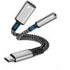 AIYEEN Adattatore per cuffie e caricabatterie 2 in 1 da USB C a 3,5 mm, porta di ricarica rapida USB C PD 3.0 a jack audio ausiliario e ricarica rapida da 60 W compatibile con Google, Samsung (grigio)