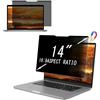 NicMool Magnetico Filtro Privacy per laptop da 14 16:9, Filtro Rimovibile, Proteggi Schermo Anti-Luce Blu/Antiriflesso/Anti UV con Protezione Privacy/Protezione Occhi per Laptop 14