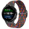 MiKoyi 18 mm Cinturino per Garmin Venu 4 41 mm/Venu 3S/Forerunner 265S/255S/255S Music/Vivoactive 4S, Nylon Sportivo Intrecciato Cinturini di Ricambio per Huawei Watch GT6 41 mm - Grigio42#