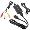 HUAREW Adattatore da RCA a HDMI, Adattatore convertitore audio video 1080P da AV a HDMI con cavo HDMI Adatto per N64/STB/DVD/N64/PS3/Xbox ecc. Supporta PAL/NTSC