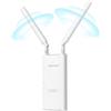 BrosTrend AC1200 Ripetitore WiFi Esterno Potente Lunga Portata, Dual Band 5GHz 867Mbps + 2.4GHz 300Mbps, Antenna WiFi Extender Esterno Supporta 802.3af PoE, IP65 Outdoor, con Adattatore PoE Passivo