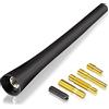 Bingfu Antenna Auto Corta Amplificata Autoradio FM AM Universale 16 cm Gomma Rod Tetto 5 Viti Incluse M4.0 M5.0 M6.0 di Diverse Dimensioni Alta Qualità per Veicolo Jeep Camion SUV Auto
