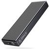 ORICO 20Gbps M.2 NVMe SSDCase esterno portatile USB 3.2 Gen 2x2 Alluminio Supporta i formati 2230, 2242, 2260, 2280 (M/B+M Key) fino a 8TB Perfetto per PS5, Laptop e Desktop M2PAC3