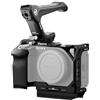 Tilta Gabbia ZV-E1, gabbia completa per fotocamera, compatibile con Sony ZV-E1, kit leggero con guida NATO e maniglia superiore compatta NATO, nero TA-T35-B-B