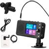 LORPHEIR Adattatore Auto DAB/DAB+ con Batteria Ricaricabile, Display a Colori da 2.4 Pollici, Trasmissione FM e Bluetooth, Uscita AUX e Supporto Scheda TF, Altoparlante Integrato