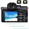 ULBTER Protezione Schermo per Sony Alpha A7C 7C / A7S III 7S III / A7S II 7S II / A1 【Non per A7C II / A7CR Pellicola Vetro Temperato 0,3 mm Durezza 9H Antigraffio Anti-impronte [3+2 pezzi]