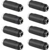 xiongWeiLai 8 pezzi presa DC a femmina 5,5 x 2,1 mm, adattatore DC 2 volte femmina, 12 Volt DC femmina 4,8 A, connettore rotondo DC 5,5 mm, robusto connettore DC per CCTV, fotocamera, auto, alimentatore di rete